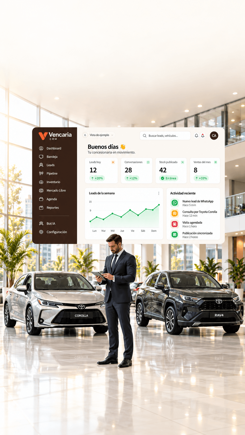 Vencaria CRM para Concesionarias